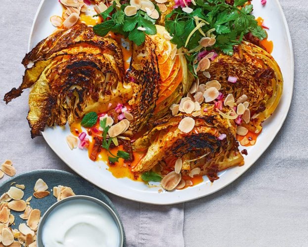 Charred cabbage
