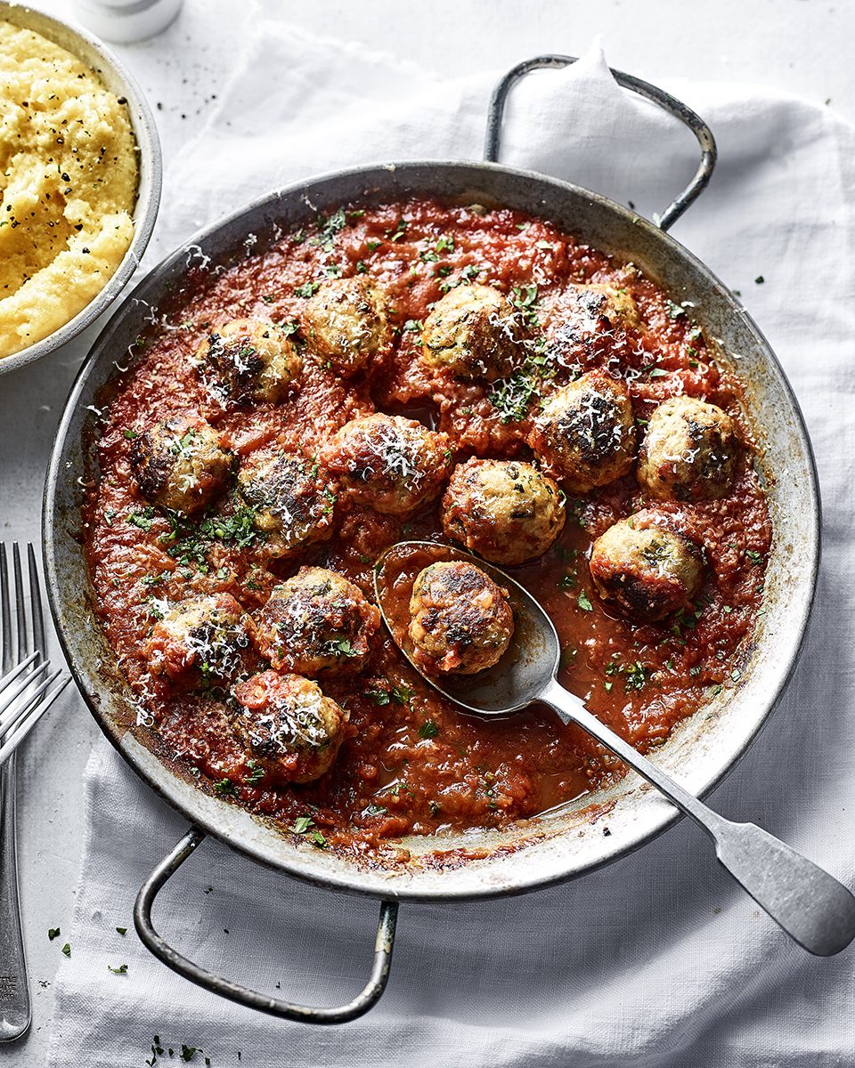 image of Chicken and Ricotta Meatballs recipe by Delicious Magazine