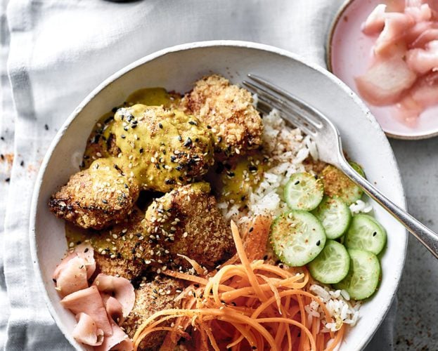 Katsu chicken bowls