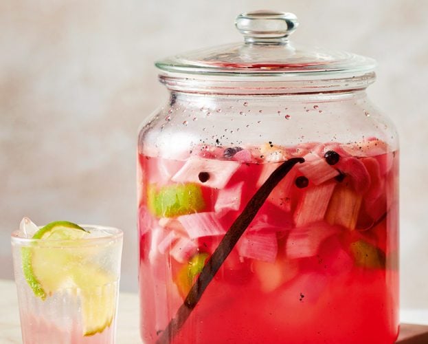 Rhubarb gin