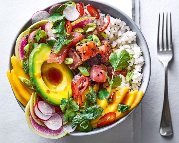 Tuna poke bowl