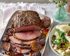 Roast beef with tapenade
