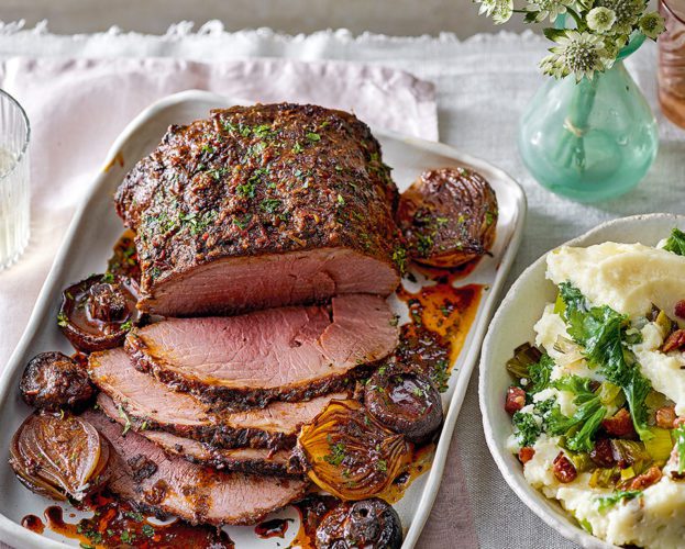 Roast beef with tapenade