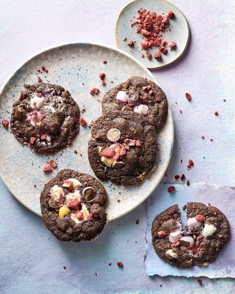 Chocolate Mini Egg cookies