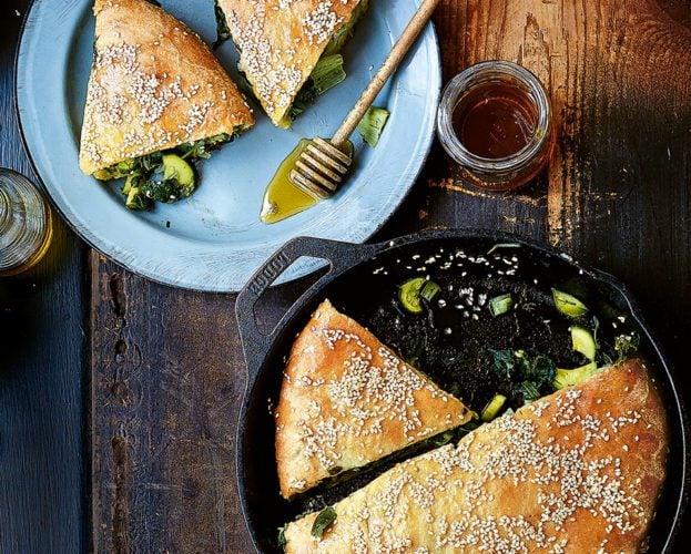 Prassinopita (celebration of greens pie)