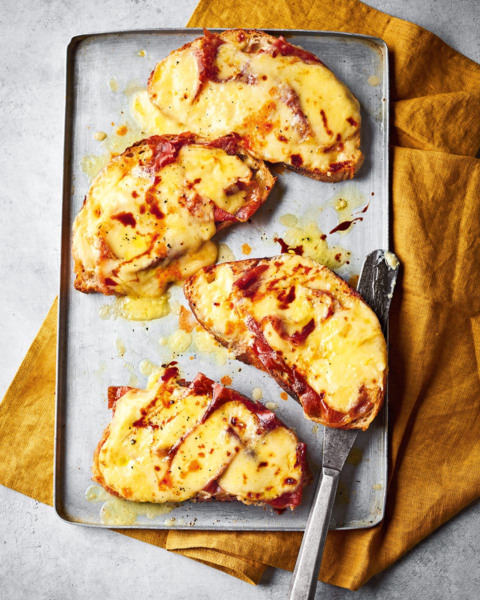 Rich ham and cheese toastie delicious. magazine