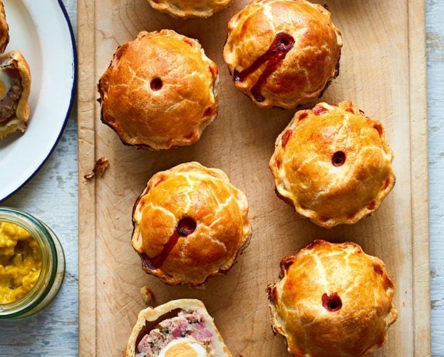 Mini Jubilee pork pies