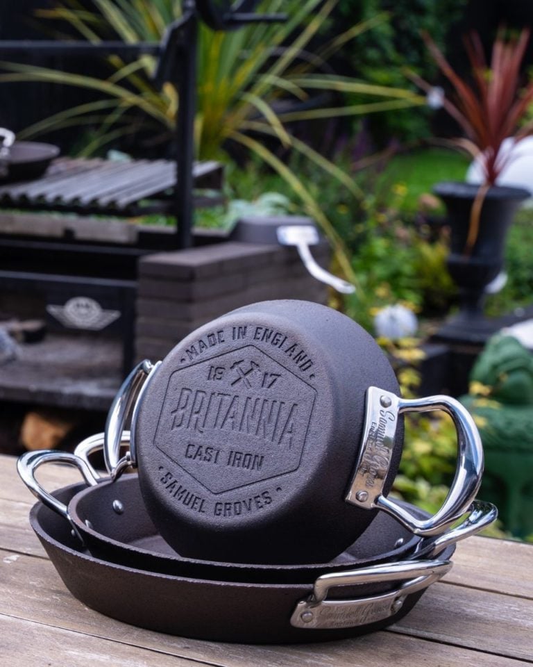 WIN British-made cast iron cookware from Samuel Groves