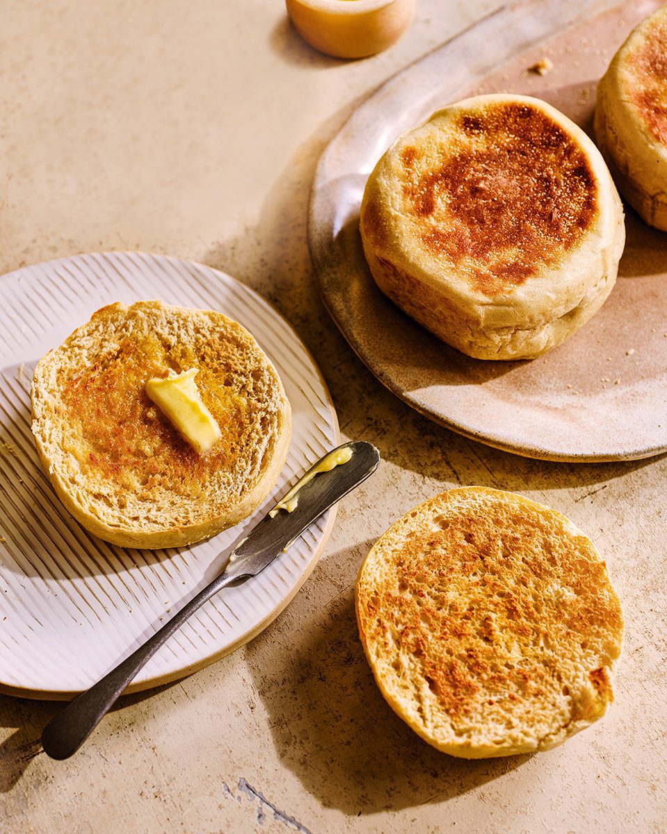 Paul Hollywood's English muffins delicious. magazine