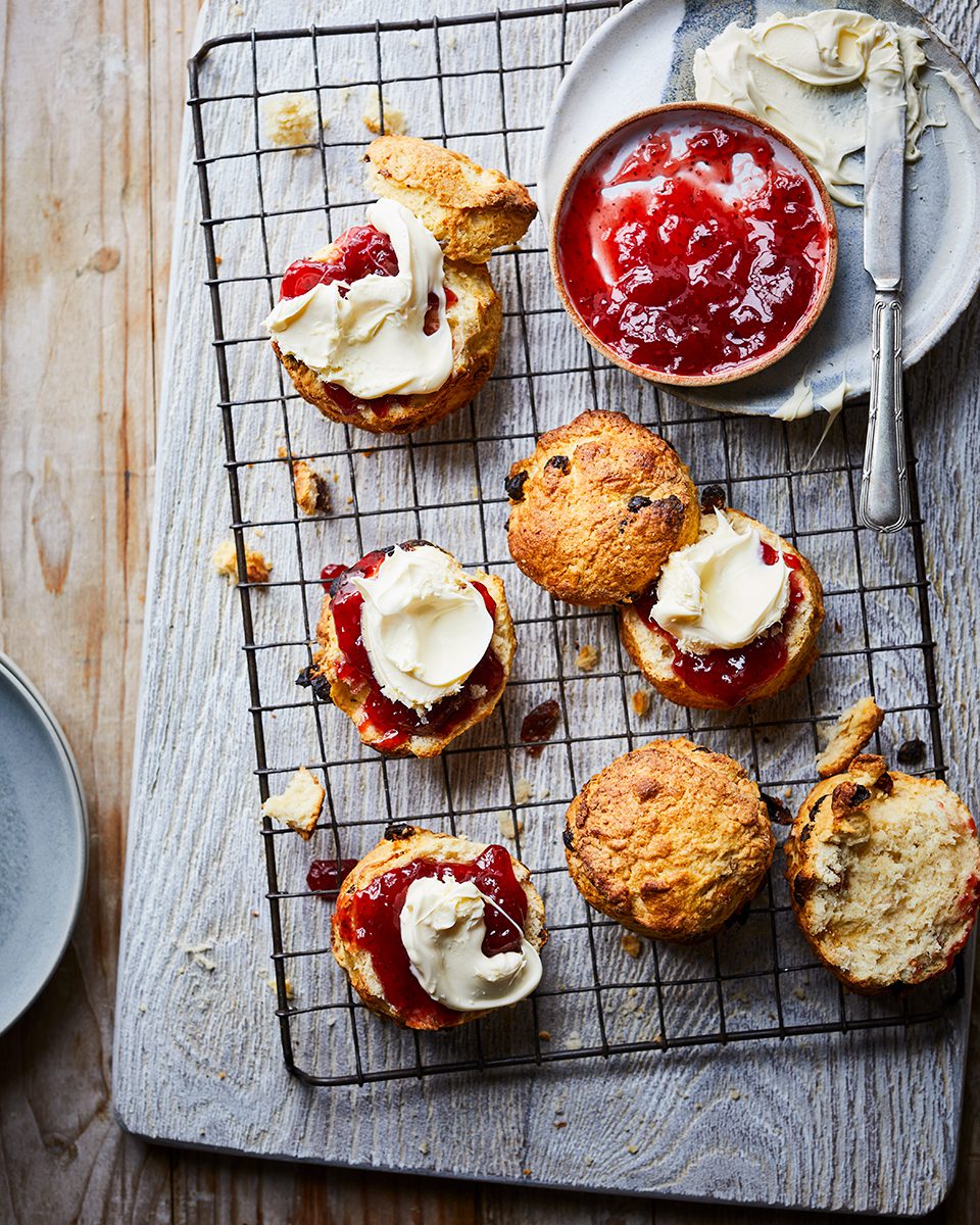 Fruit scones delicious. magazine