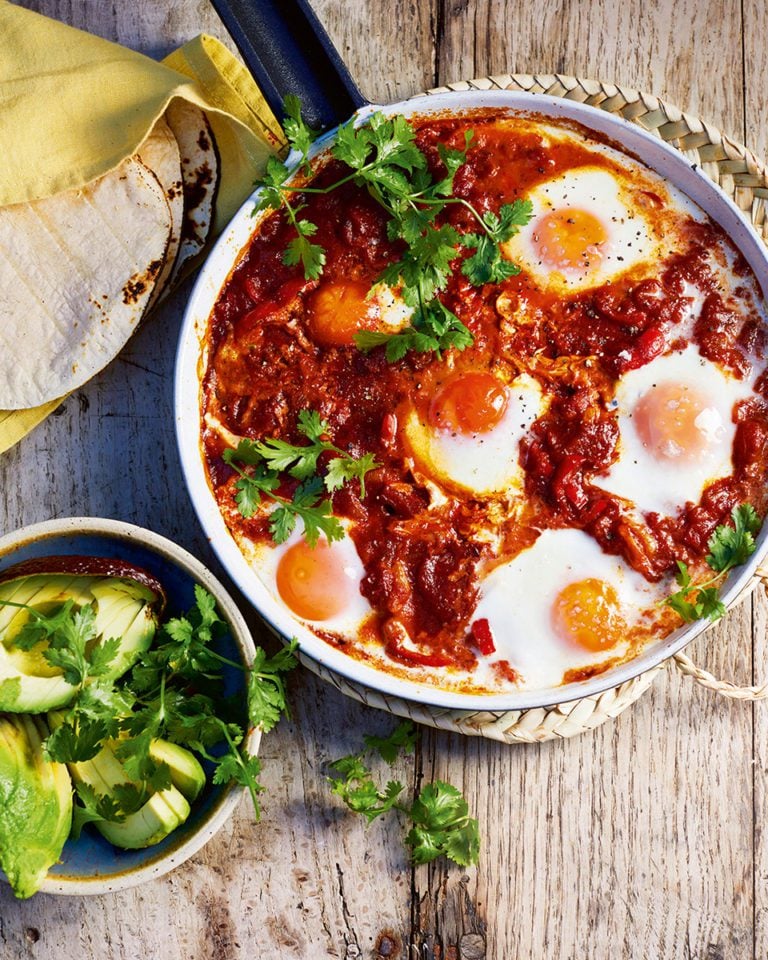 Chipotle baked eggs