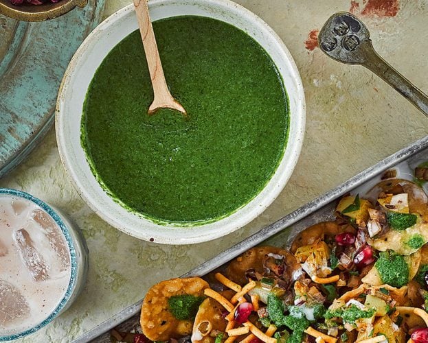 Green coriander chutney