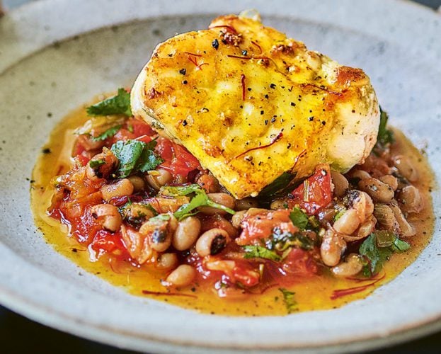 Saffron monkfish