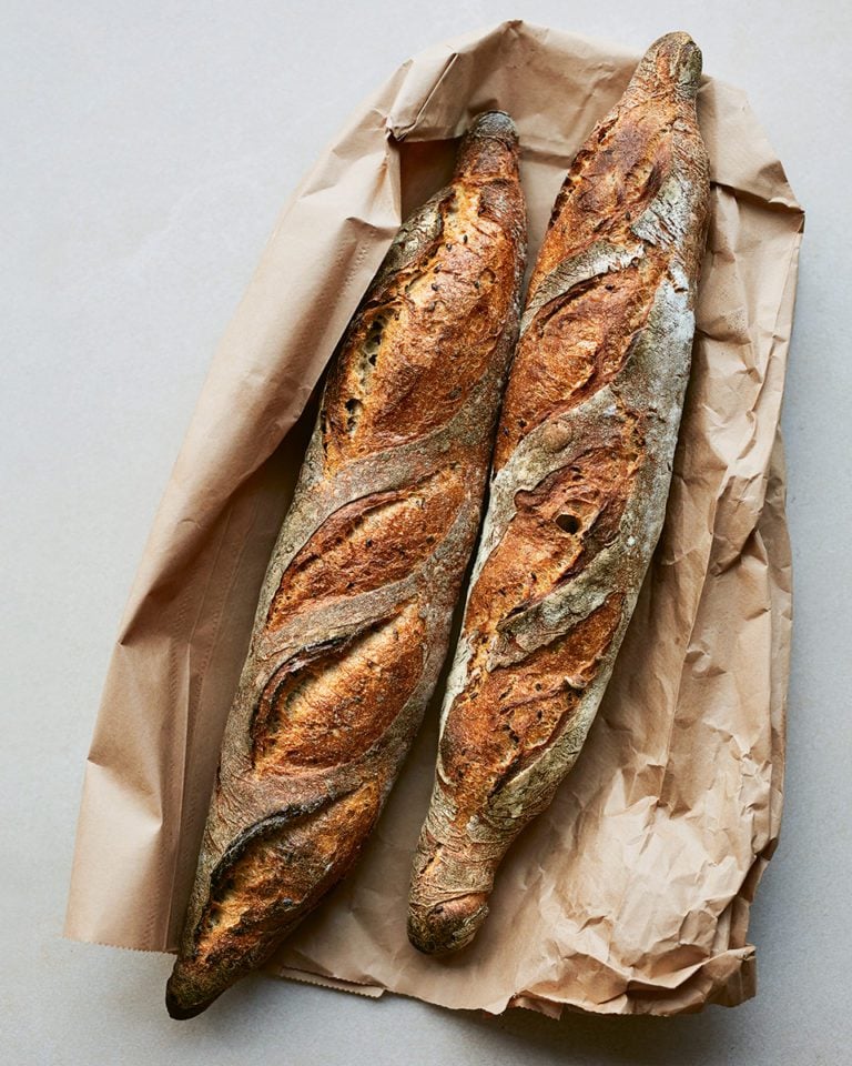 The Dusty Knuckle’s linseed baguettes