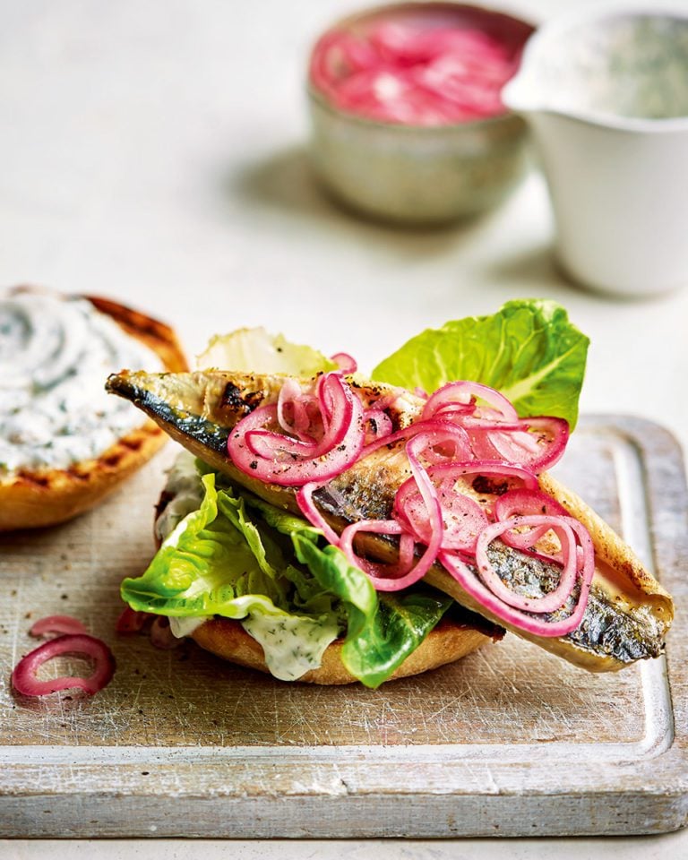 Istanbul-style fish sandwiches