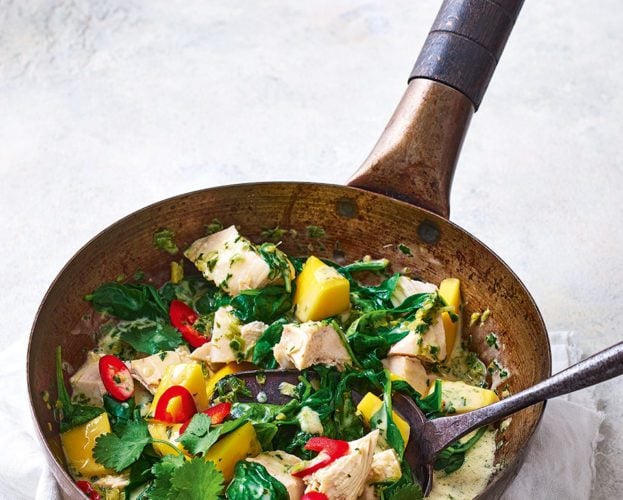 Chicken and mango coconut curry