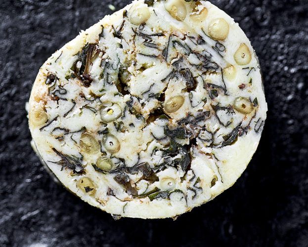 Parmesan, basil and pine nut butter