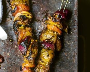 Lamb and apricot sosaties