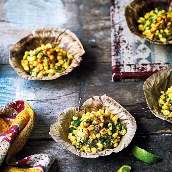 Corn chaat