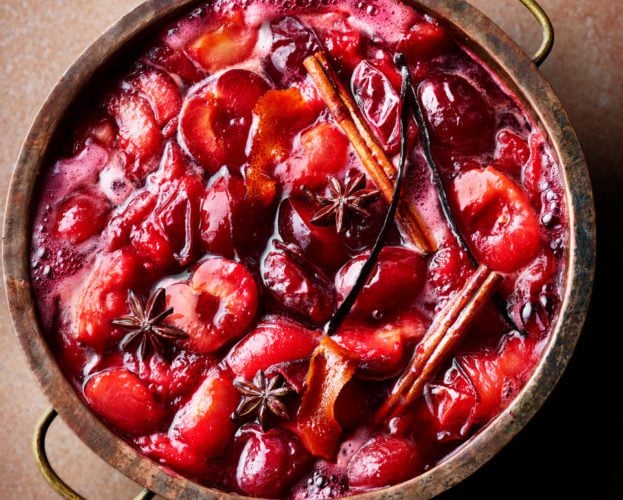 Plum and vanilla jam