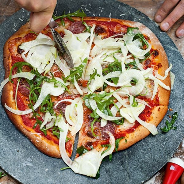 Fennel pizza
