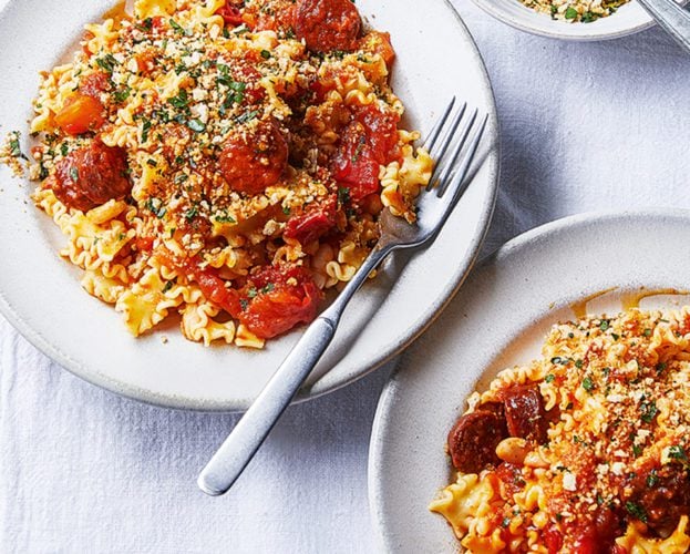 Chorizo pasta