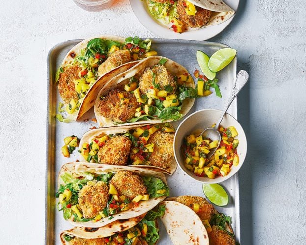 Fishcake tacos