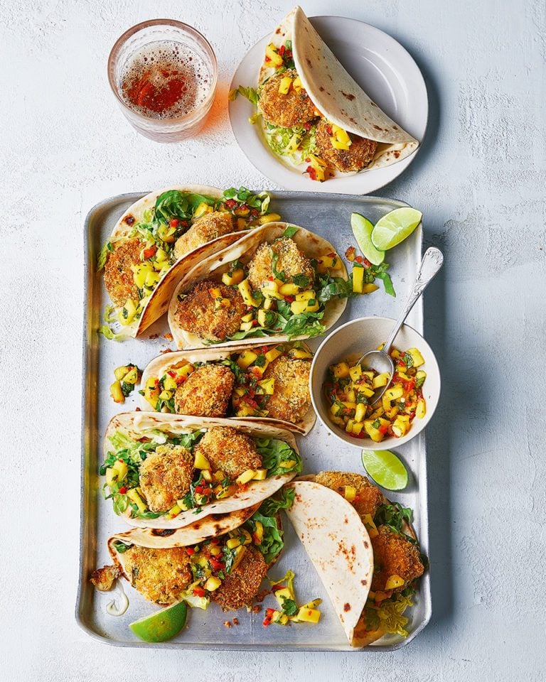 Fishcake tacos