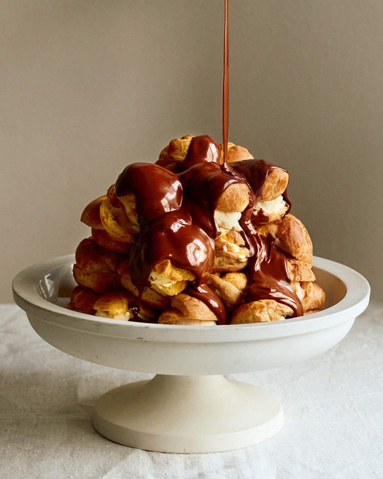 Jeremy Lee’s profiterole tower