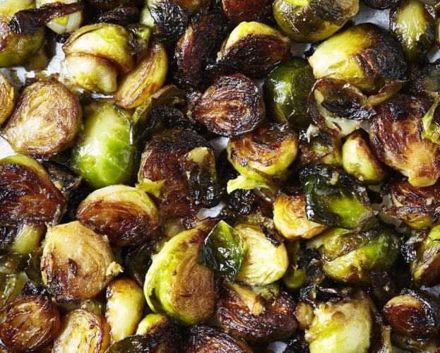 Garlic butter sprouts