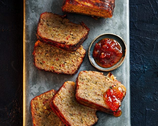 Jerk-spiced pork stuffing