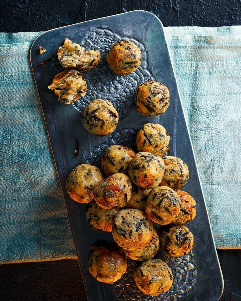 Sourdough stuffing balls