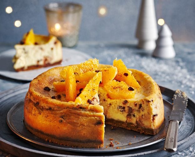 Orange, barberry and sumac cheesecake