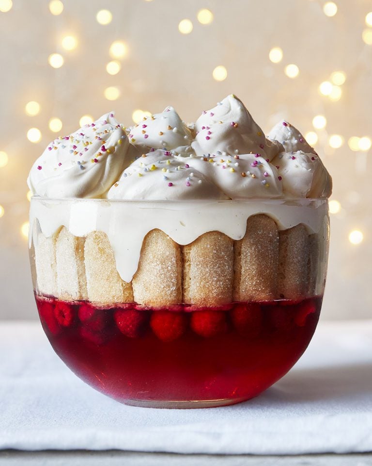 Traditional English trifle