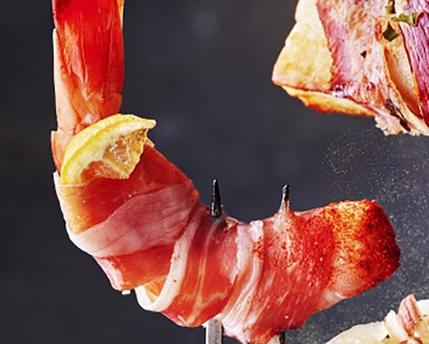 Prawns in blankets