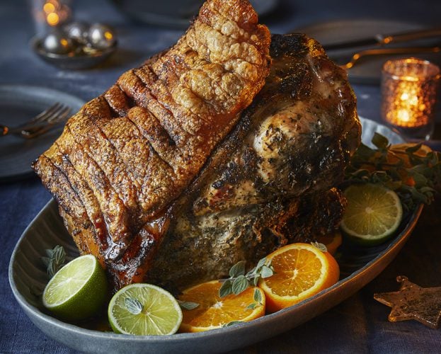 Pernil (Puerto Rican slow-roasted pork)