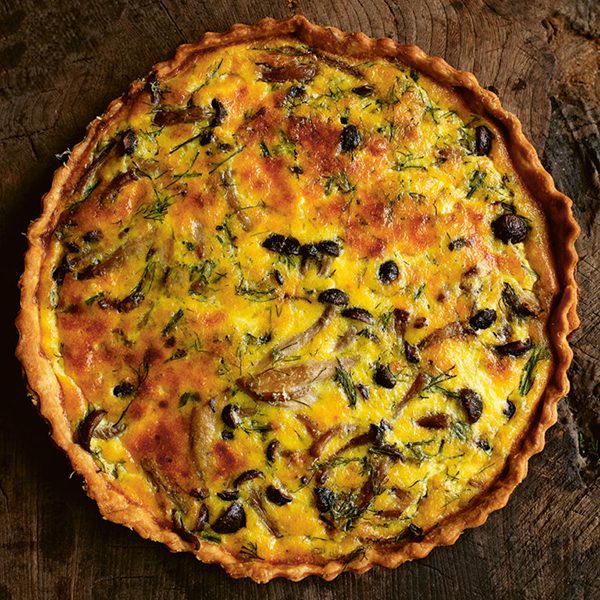 Mushroom tart