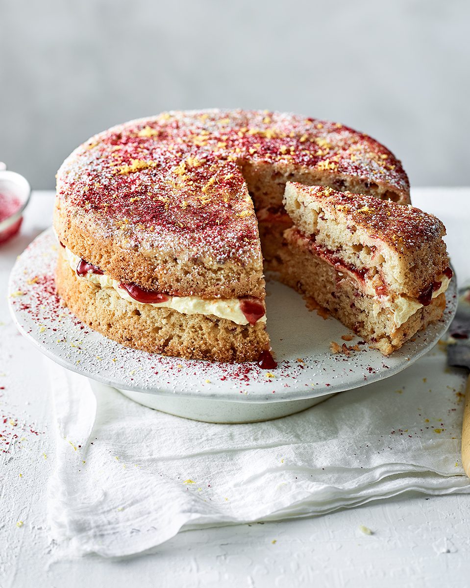 Vegan Victoria Sponge Cake Delicious Magazine vegan-victoria-sponge-cake-delicious-magazine