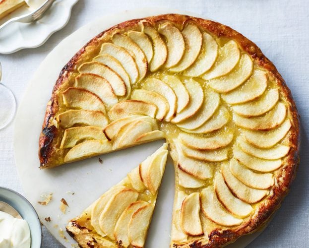 puff pastry apple tart