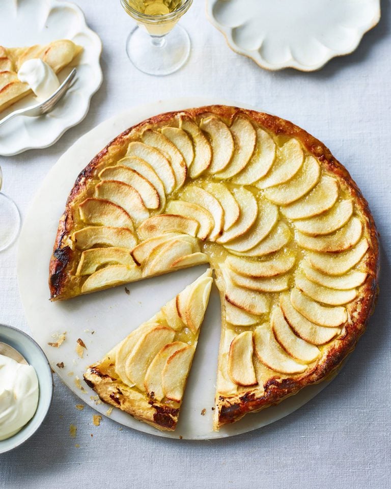 Michel Roux Jr’s puff pastry apple tart