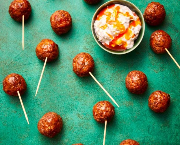 Harissa lamb kofte bites