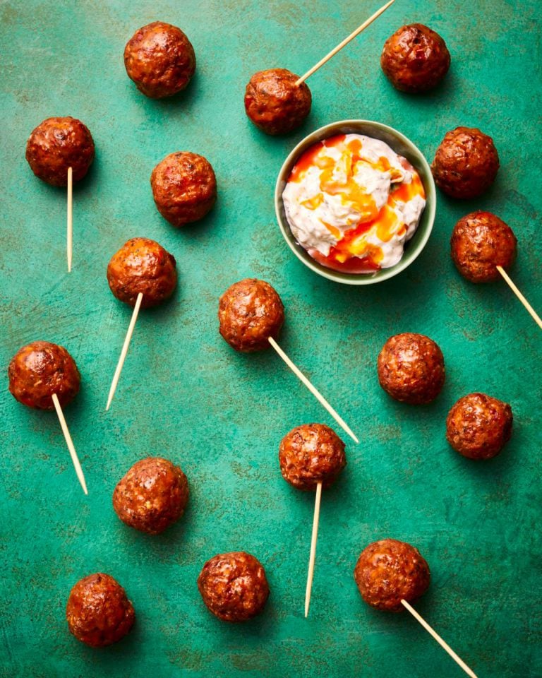 Harissa lamb kofte bites