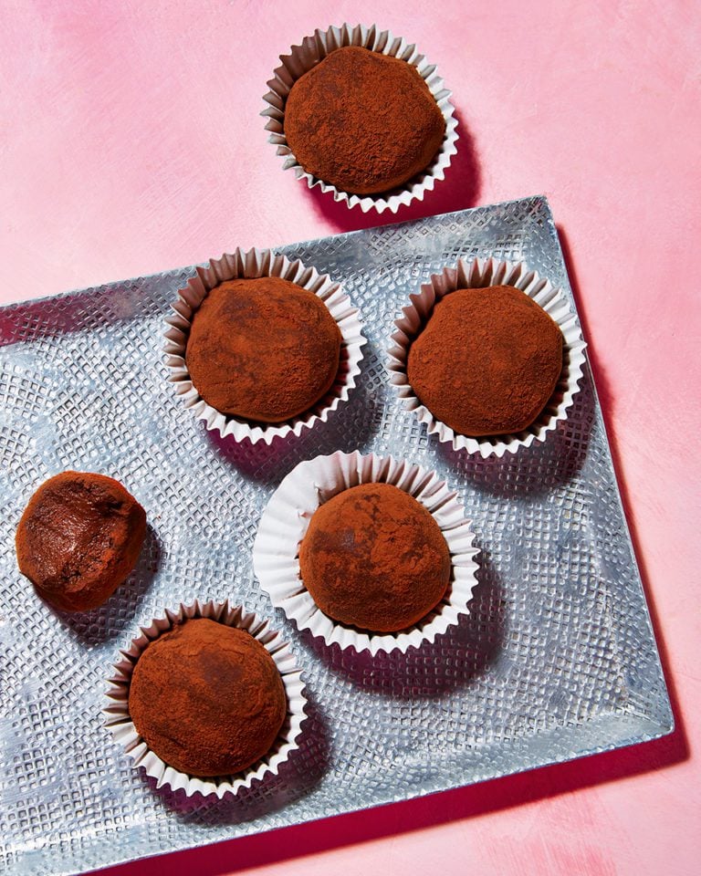 Paul A Young’s vegan chocolate truffles