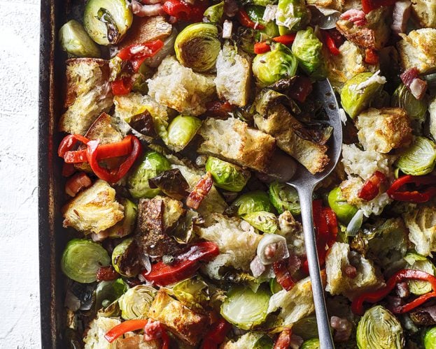 Sprout panzanella