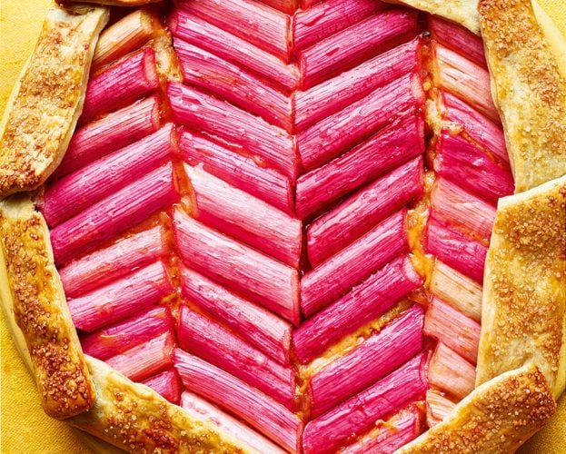 rhubarb tart