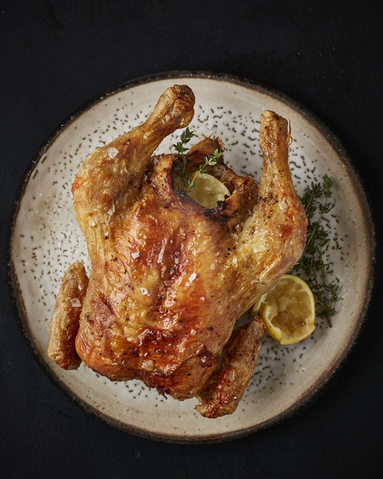 Air fryer roast chicken