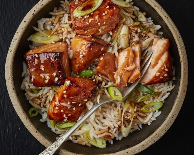 Air fryer salmon