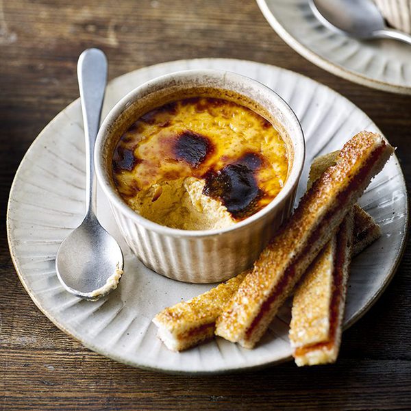 Paprika custard