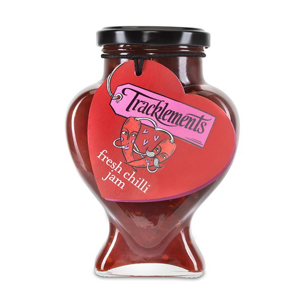 Heart shaped jam