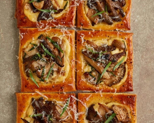 Mushroom danish